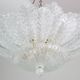 Set of 3 Taormina Murano Ceiling Light and Murano Glass Wall Light , 1970