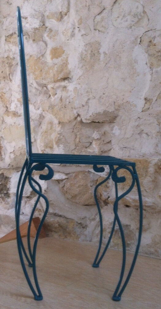 Art Deco wrought iron chair