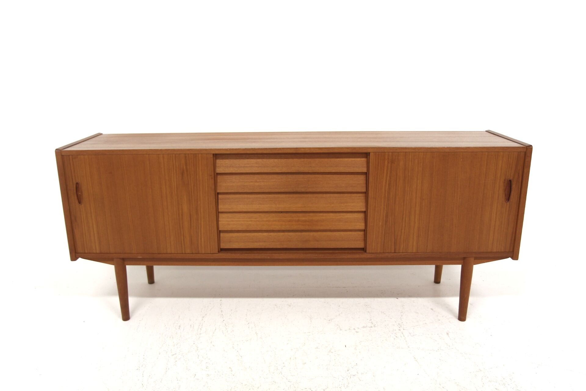 Scandinavian teak sideboard "Trio", Nils Jonsson, Troeds, Sweden, 1960