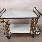Golden rolling bar service