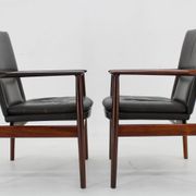 1960s Pair of Arne Vodder 431 Armchairs by Sibast Mobler, Denmark