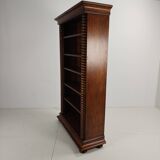 Barley Twist Open Bookcase – Solid Walnut, circa 1930