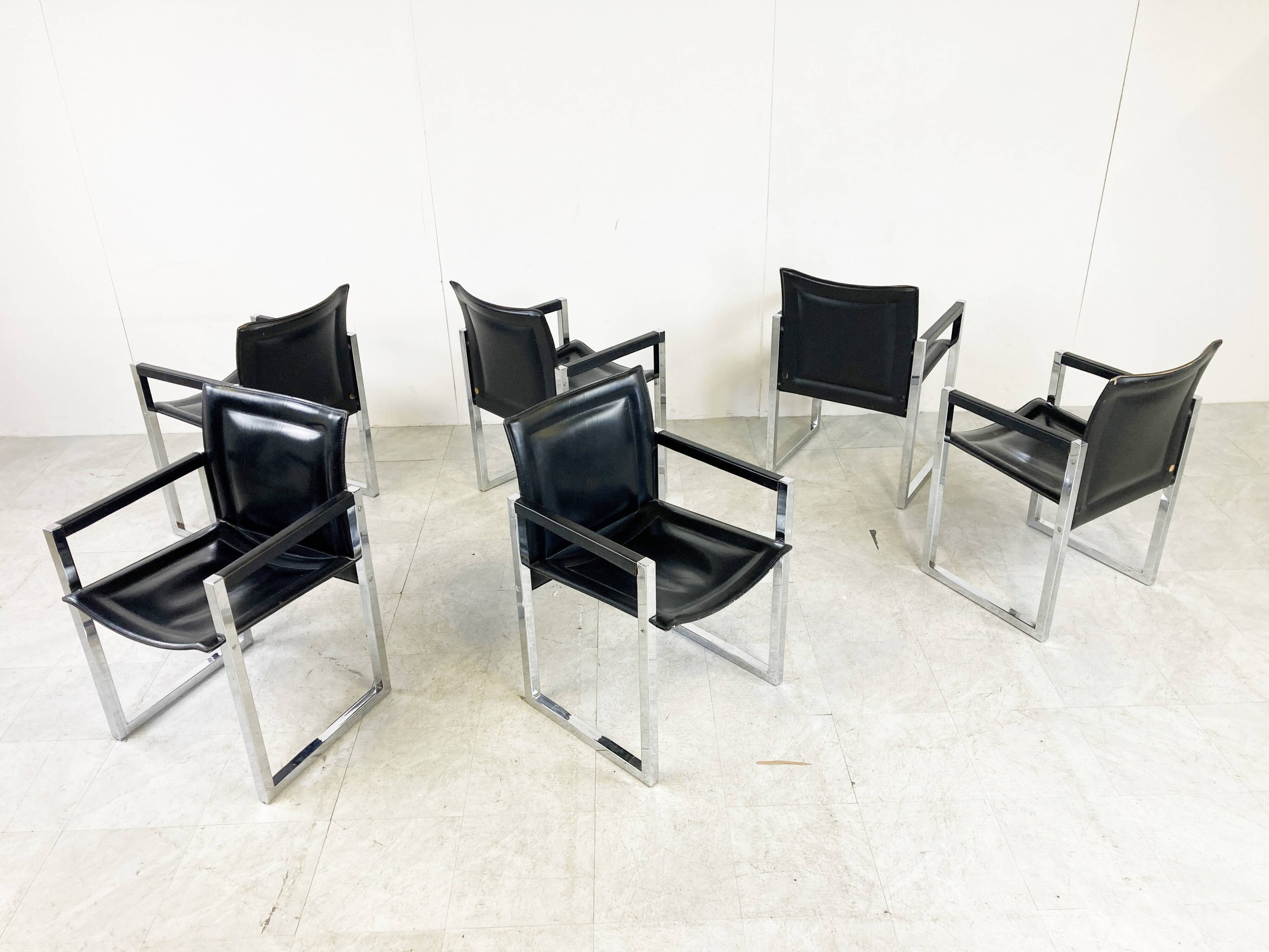 Vintage dining chairs by Arrben, 1980s