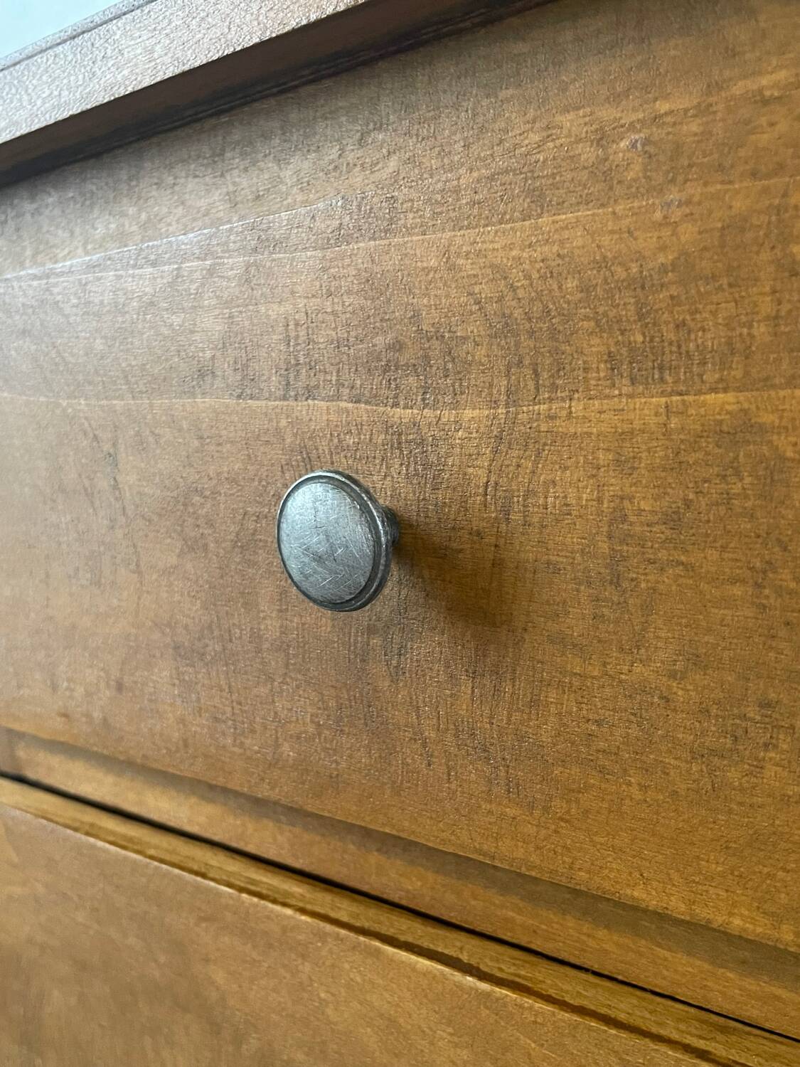 Oak chest of drawers, 1960s