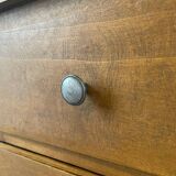 Oak chest of drawers, 1960s