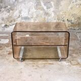 Michel Dumas plexi side table for Roche Bobois, 1970