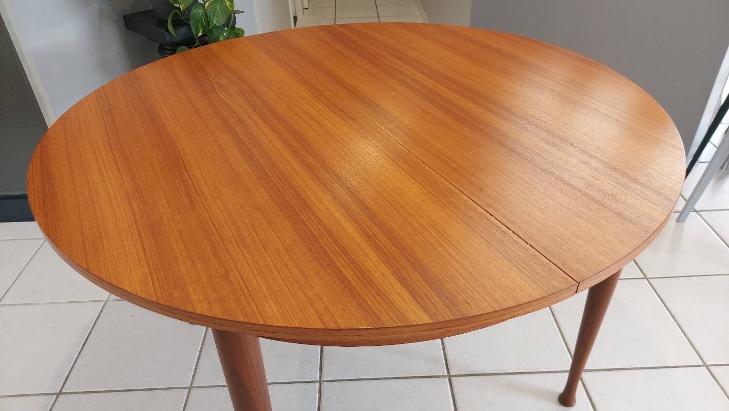 Scandinavian extendable table, vintage teak, 1970s
