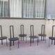 Set of 6 chairs Catellan Italy 80s