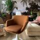70s shell armchair