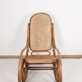 Rocking chair, curved wood