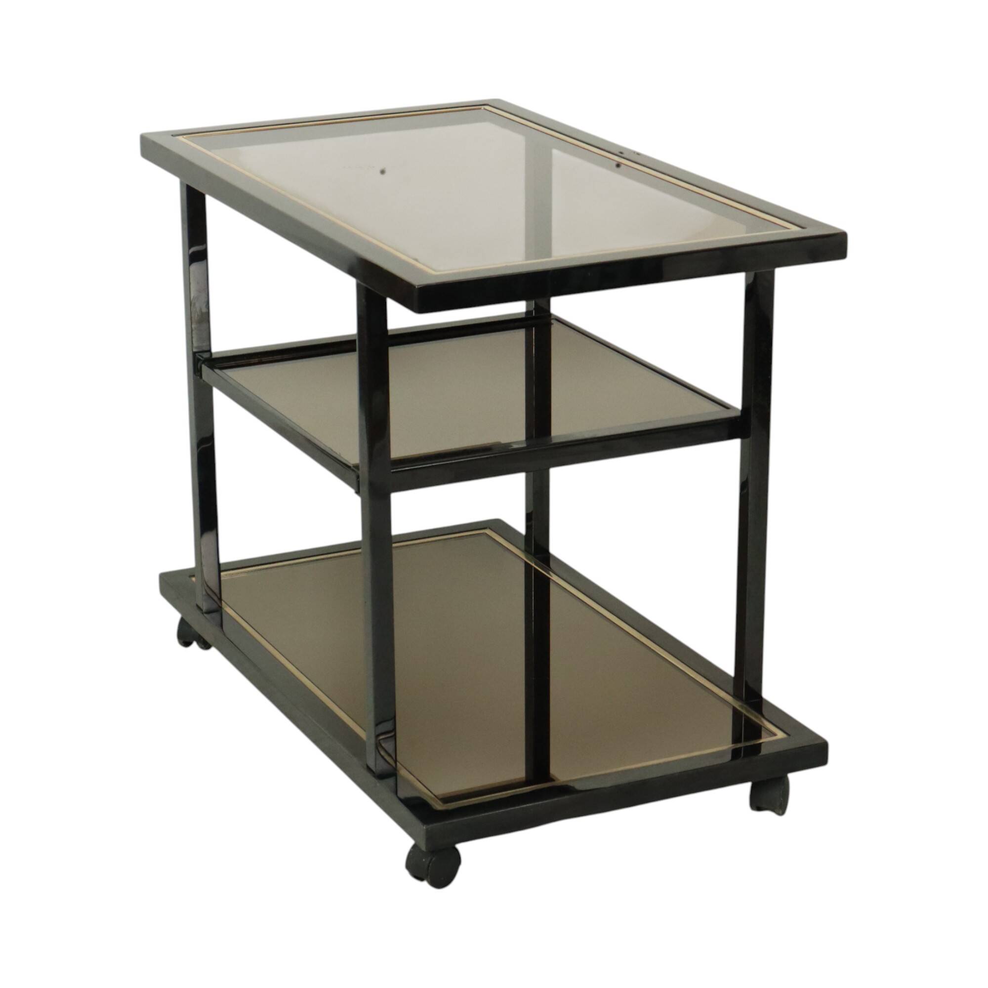 Belgo Chrom by Roger Van Hevel Design Bar Trolley 23kt Gold