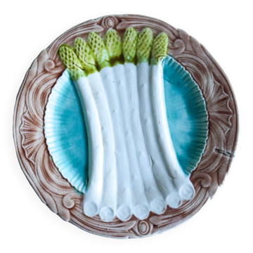 Asparagus barbotine plate
