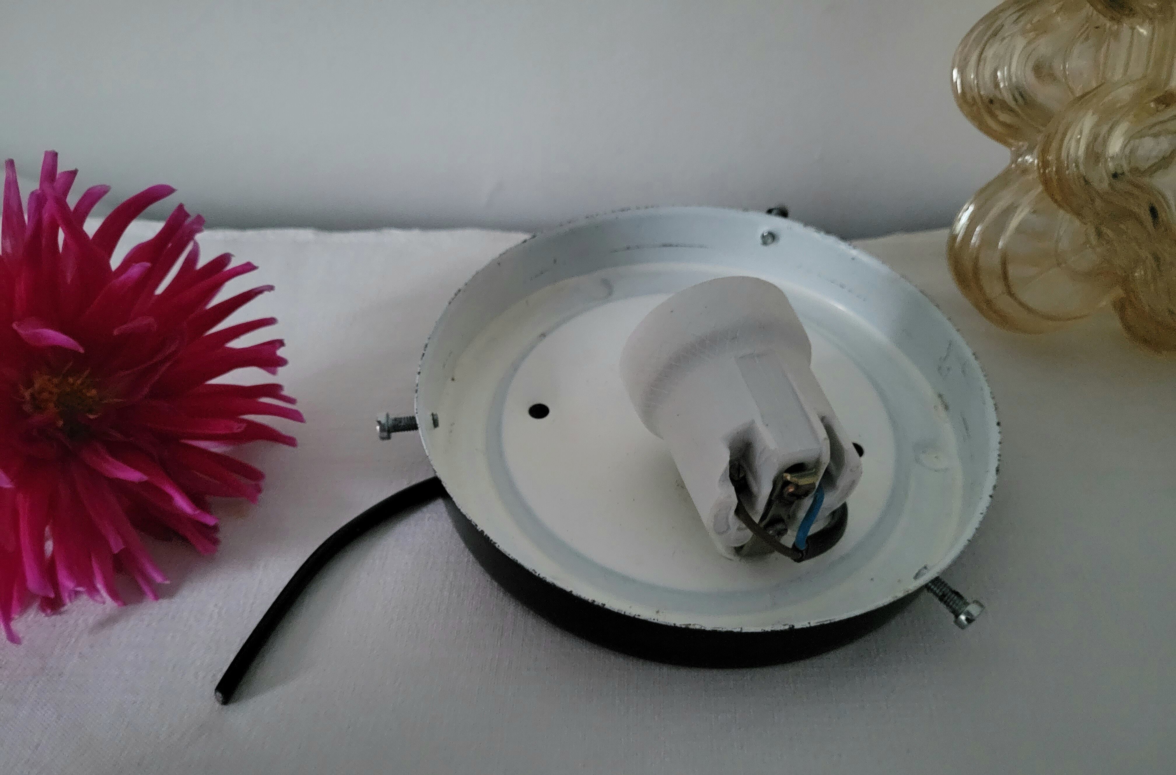 Limburg amber glass ceiling lamp