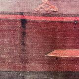 Large Vintage Turkish Kilim Rug 327x167 cm Wool Kelim