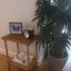 Rattan side table