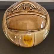 Pot vintage ballon en céramique émaillée