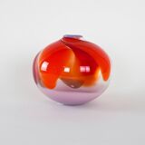 Vase, Murano glass, Italian design, 1960s, made in Italy