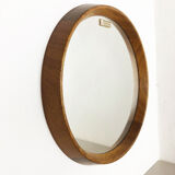 Oak wood mirror, 45cm, made in Germany