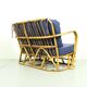 Rare Midcentury Rattan Living Room Set