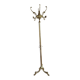 Golden parrot coat rack