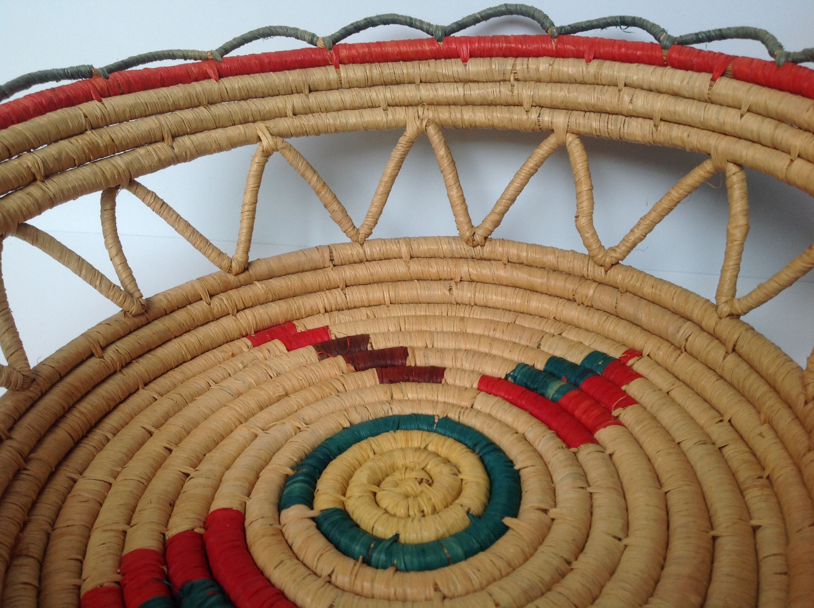 Handcrafted braided basket