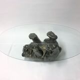 Black bear coffee table, 1970