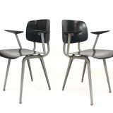 Set of 4 Revolt chairs by Friso Kramer