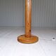 Modern sculptural Scandinavian floor lamp in pine by Uno Kristiansson, Sweden 1970s