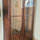 Mahogany showcase cabinet 19th