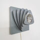 Mid-century grey metal wall light, The Netherlands 1960's