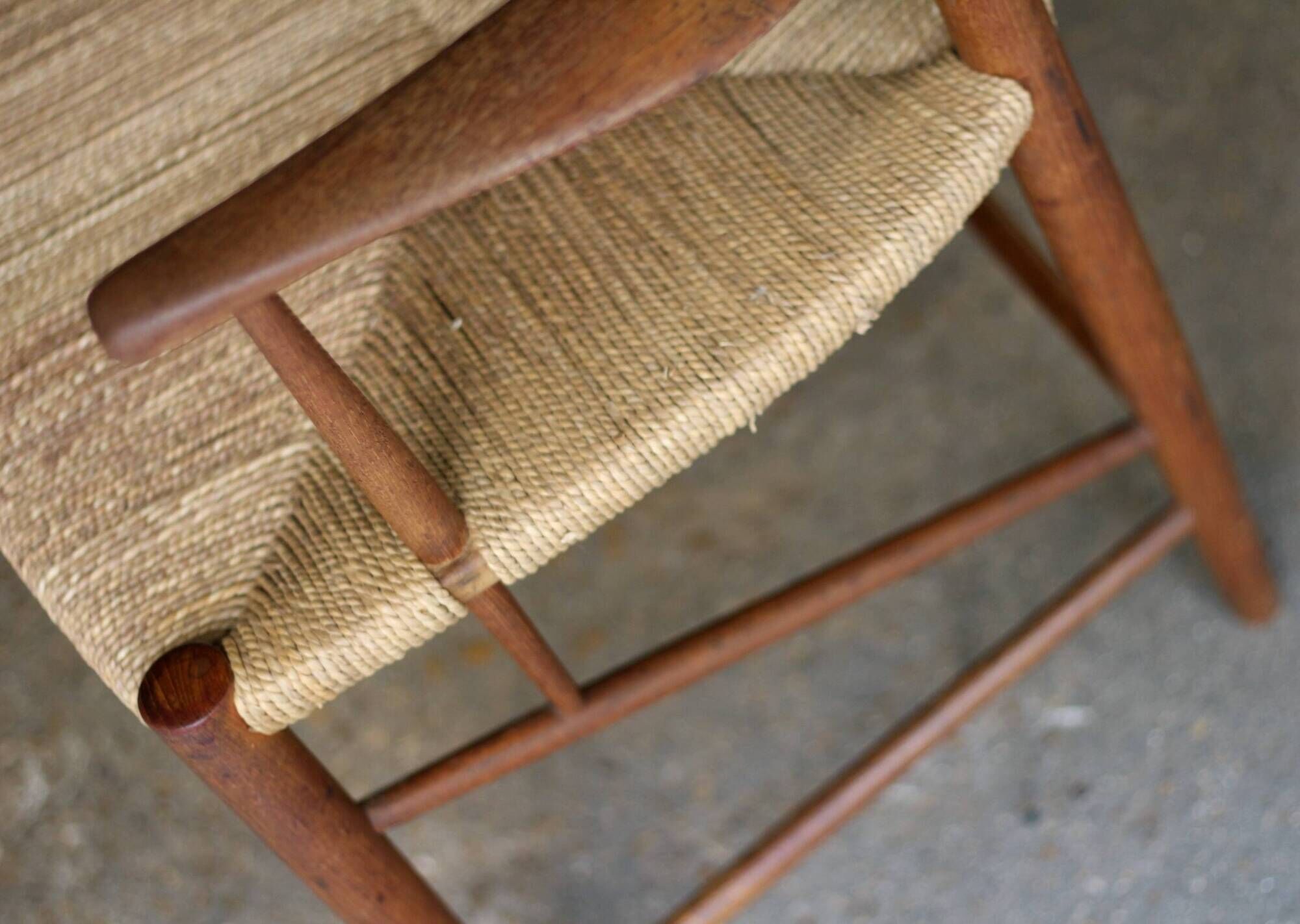 Succession LACOSTE: armchair by Peter Hvidt & Orla Mølgaard-Nielsen (1950)
