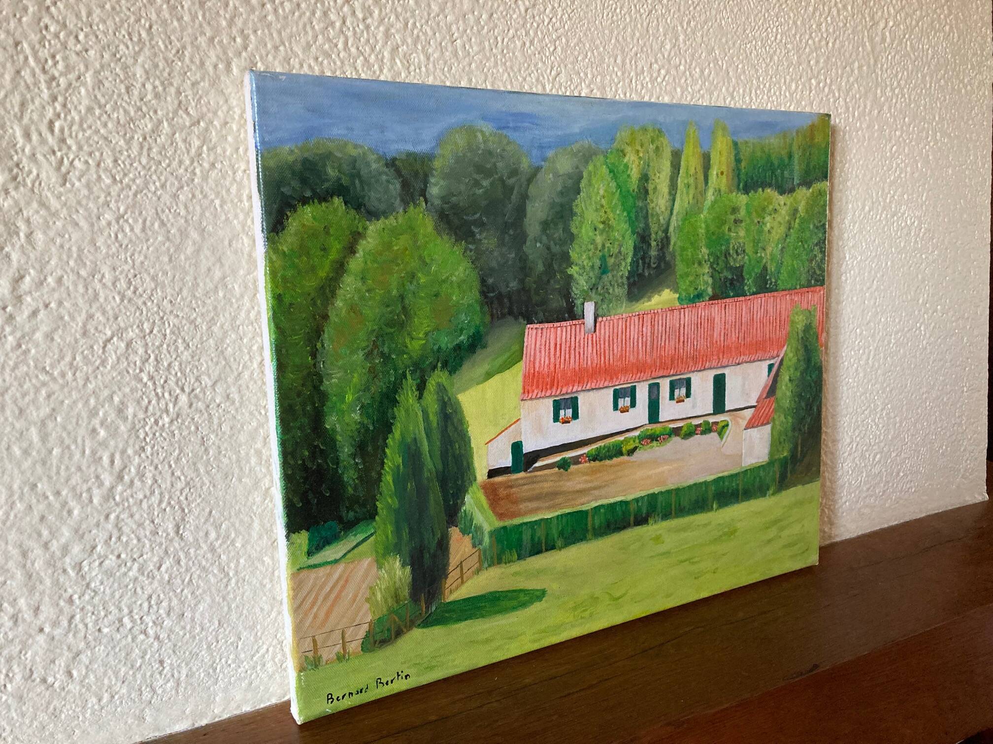 Peinture à l’huile « La Petite Maison dans la Prairie » Hauts-de-France