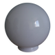 Globe boule opaline verre blanc 20 cm