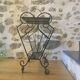 Wrought iron service and Vallauris tiles