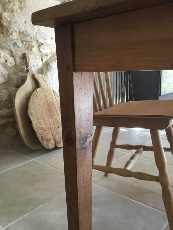 Farm table - 2m40 - 2 drawers