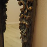 Mirror in a wooden frame, Italian design, 1960s, manufactured in Italy