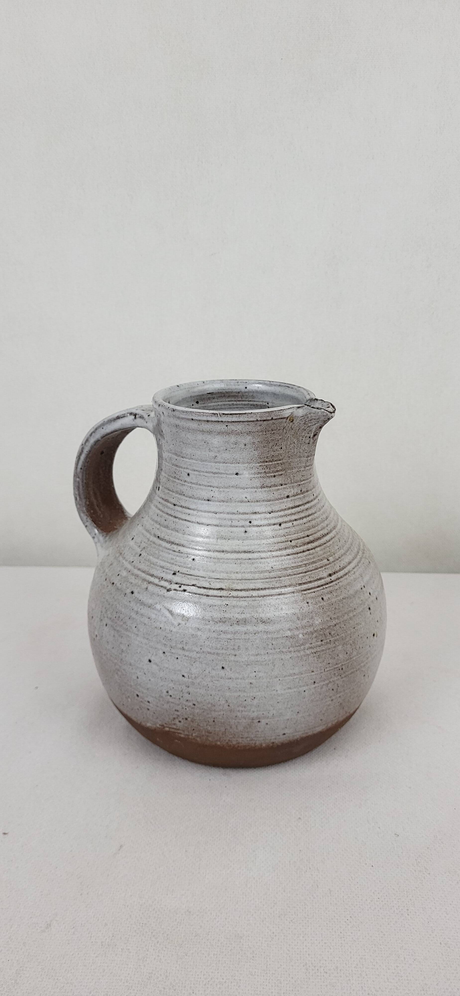 Ratilly / Pierlot stoneware pitcher 1L3