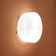 Italian ceiling lamp opaline cylinder Circa 1980