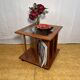 Mid century retro vintage teak coffee table with magazine rack or record 1960