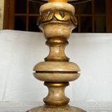 Lampe à poser bois vintage
