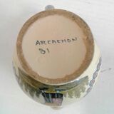 Vintage Arcachon earthenware pitcher