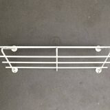 Mid-century modern minimalist metal coat rack from the 1960s.