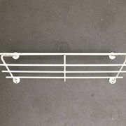 Mid-century modern minimalist metal coat rack from the 1960s.