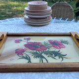 Plateau  art deco signe