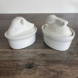 2 Porcelain Terrines - Wild Boar and Rabbit