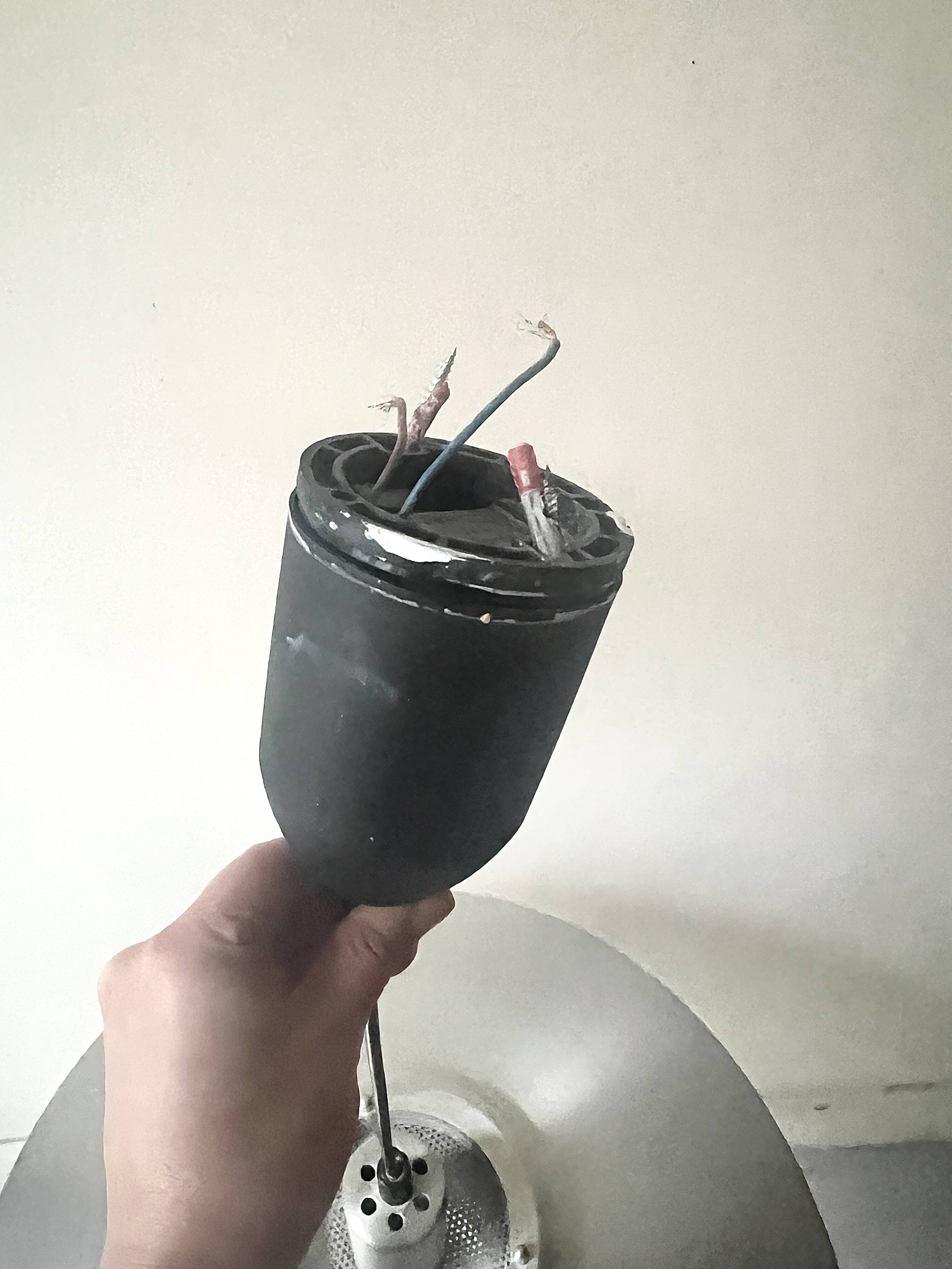 Danish suspension light JEKA in chrome metal, design Denmark 1970.