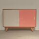 Buffet U452 pink and white by Jiri Jiroutek for Interier Praha