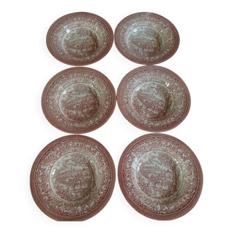 Old English Eït soup plates