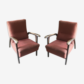 Pair of armchairs vintage 1940