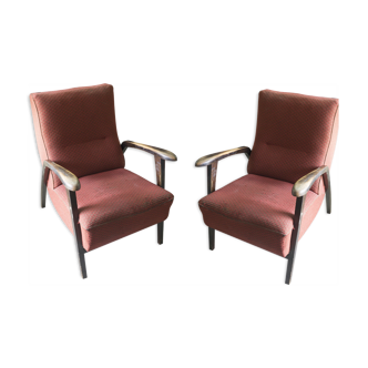 Pair of armchairs vintage 1940